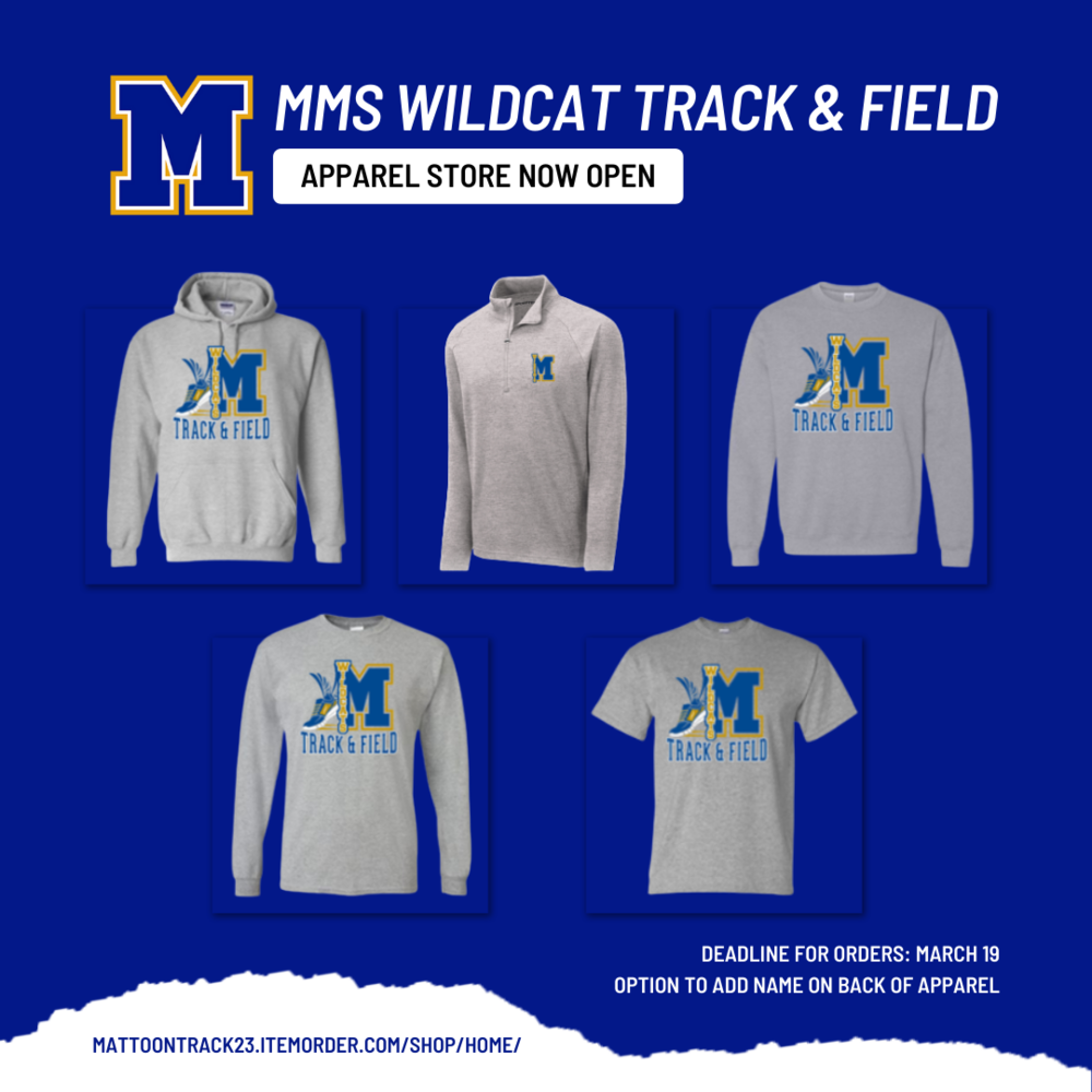 MMS Wildcat Track & Field Apparel