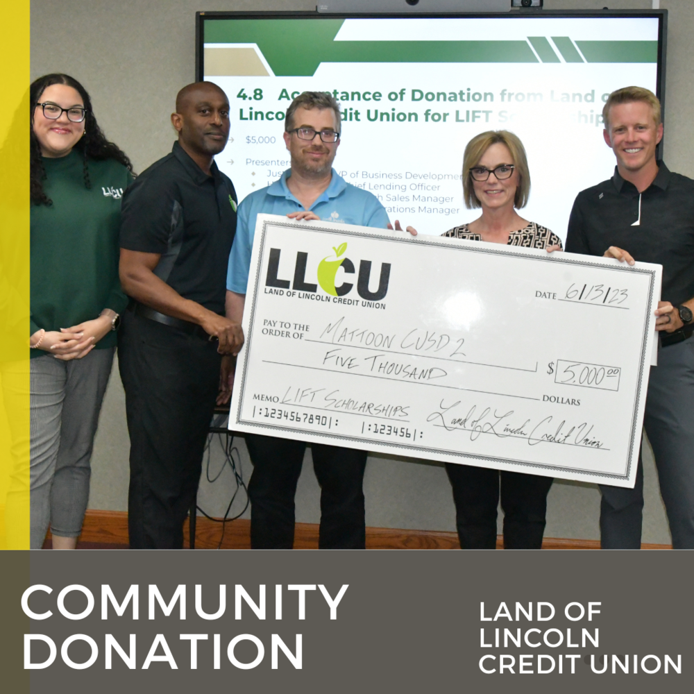 Community Donation Land of Lincoln Credit Union