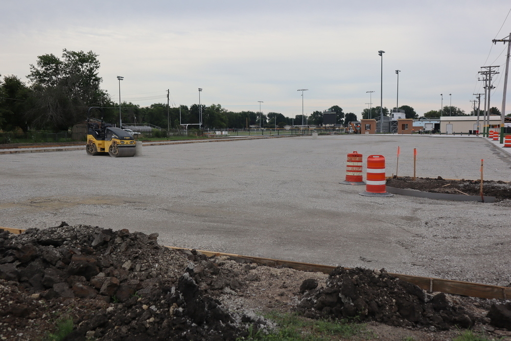 MHS Sports Parking Lot Ready for Concrete Pouring