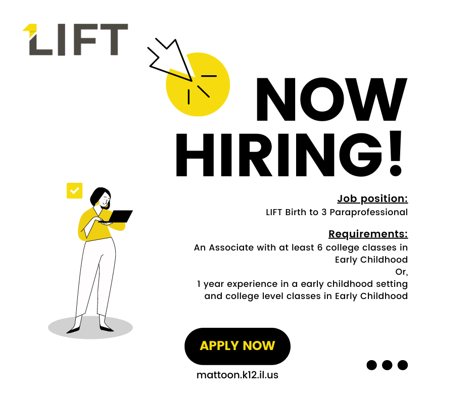 LIFT is hiring  Birth to 3 Paraprofessionals