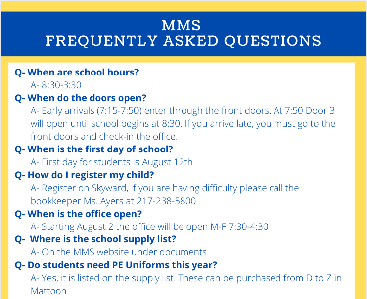 MMS FAQ