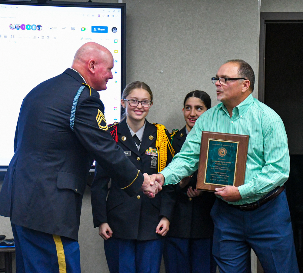 JROTC Recognizes Commander Pullen