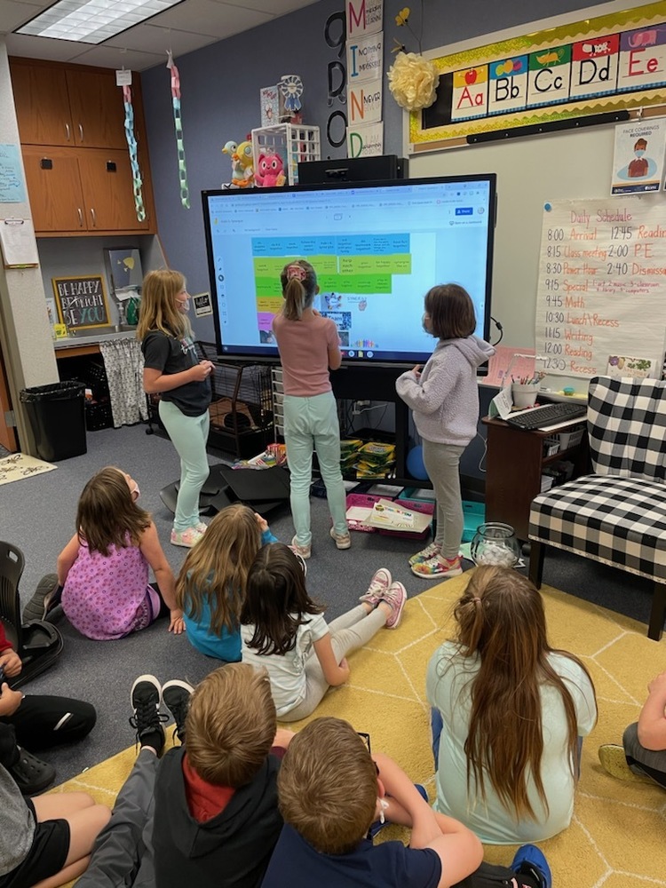 Students being the teacher.