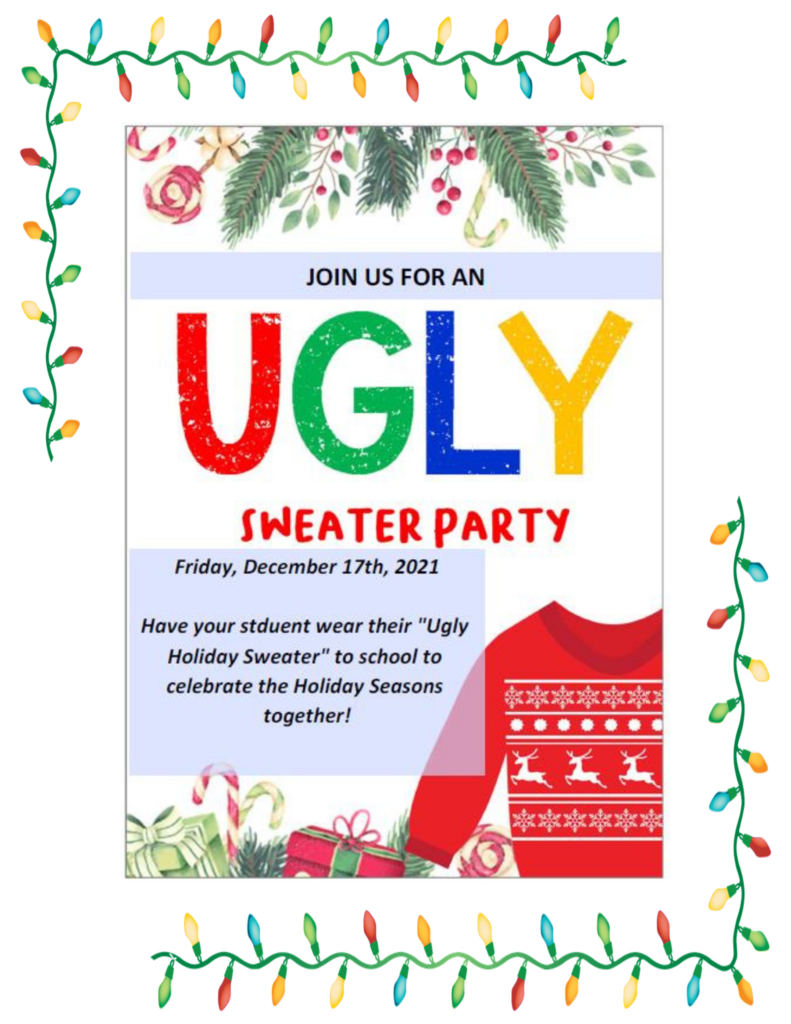 ugly sweater flyer