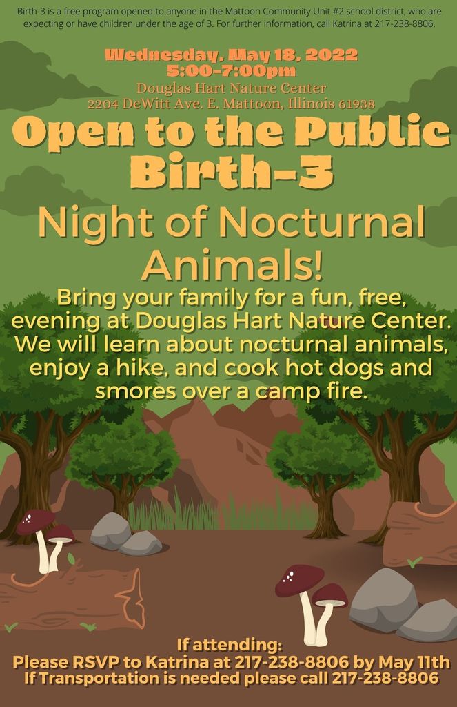 Birth to 3 Event Night of the Nocturnal Animals
