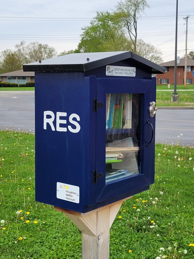 Free Little LIbrary at RES