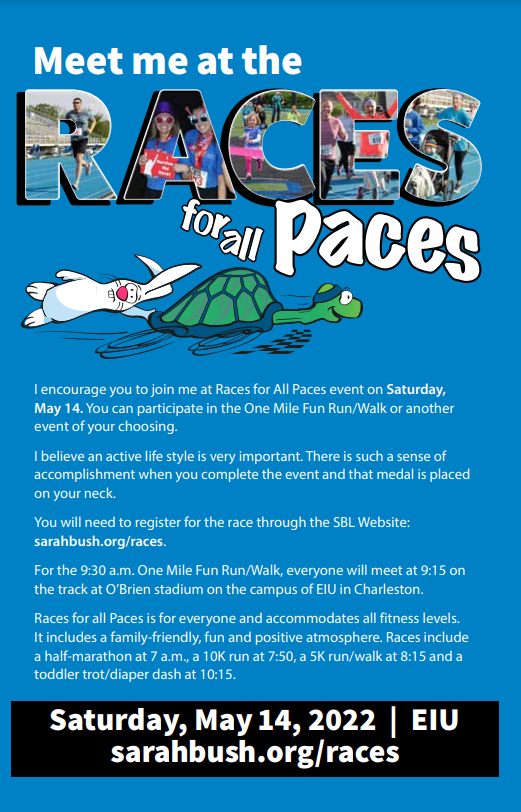 Races for all paces is may 14
