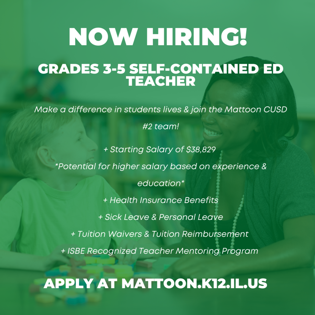 Now Hiring Self-Contained ED Teacher