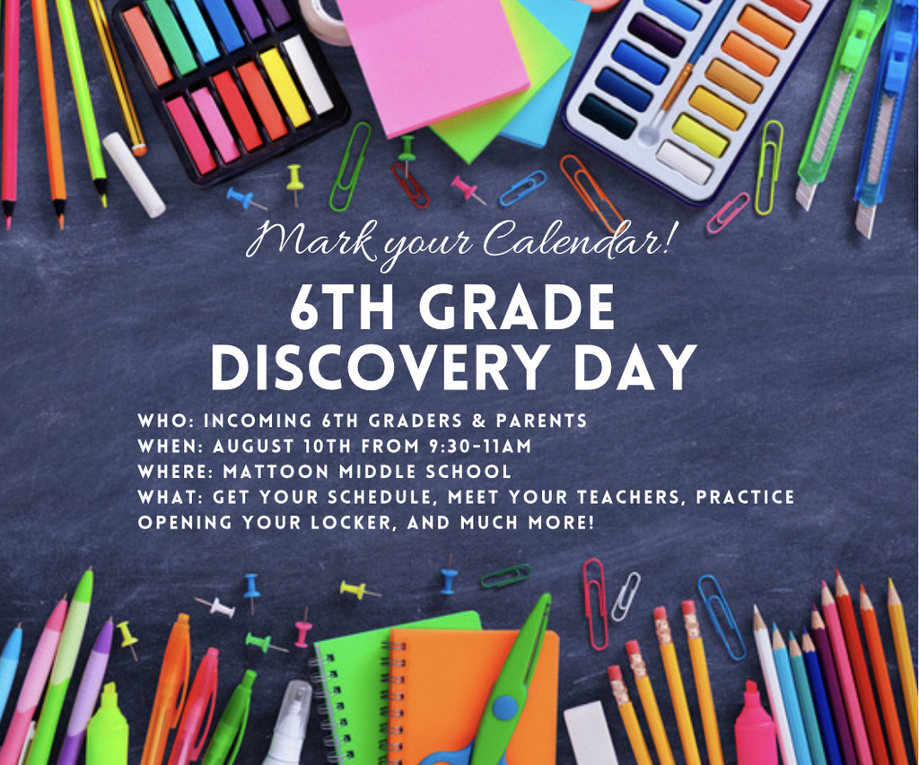 6th Grade Discovery Day Details