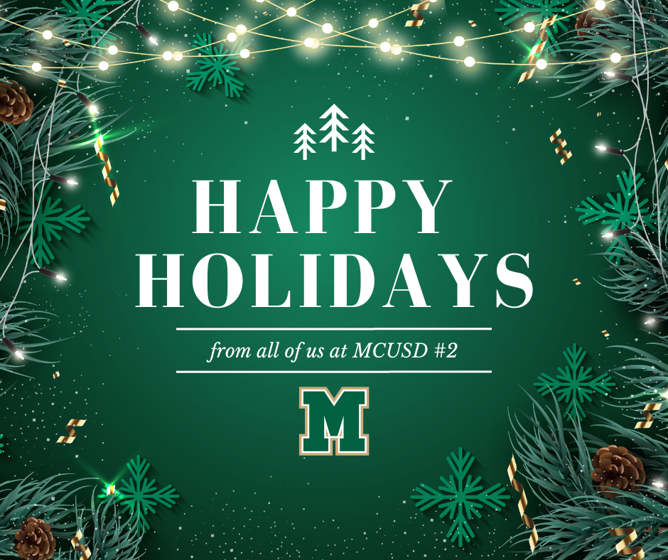 Happy Holidays from MCUSD2