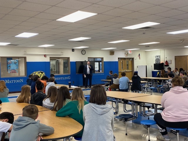 MMS Student Enrichment class had a guest speaker