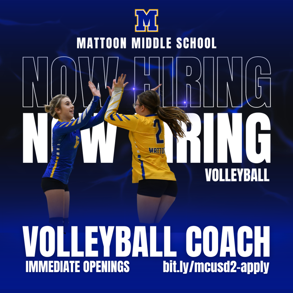 MMS Now hiring volleyball coach. Immediate openings. bit.ly/mcusd2-apply